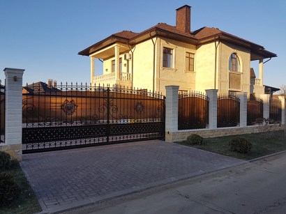 Кованые ворота откатные Арт.ВХКО-01