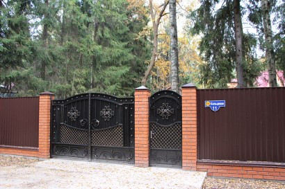 Кованые ворота Арт.ВХК-25