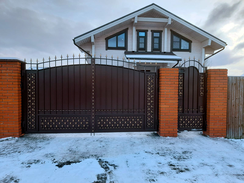 Кованые ворота Арт.ВХК-81