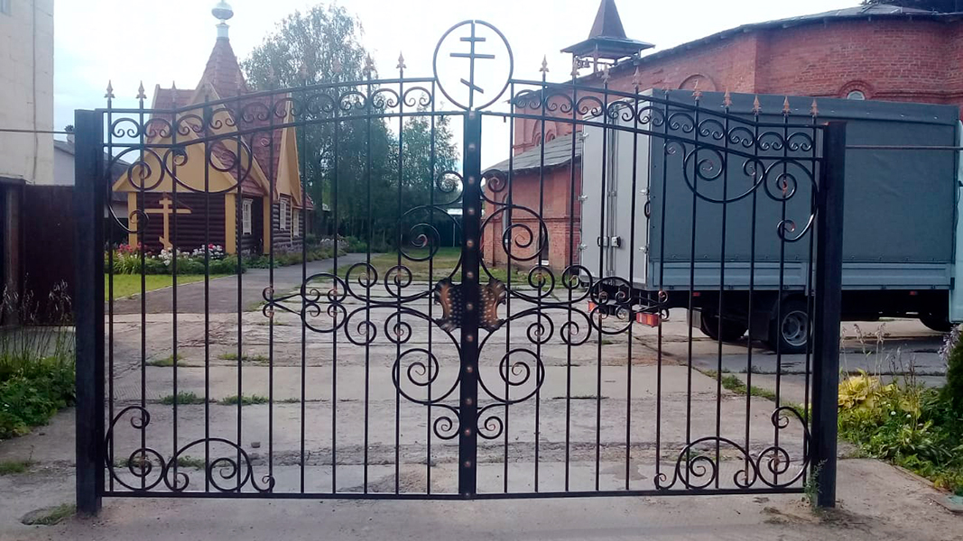Кованые ворота Арт.ВХК-66